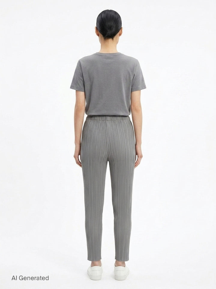 Basics Long Pleated Pants | Pleats Please Issey Miyake | Club21 - back