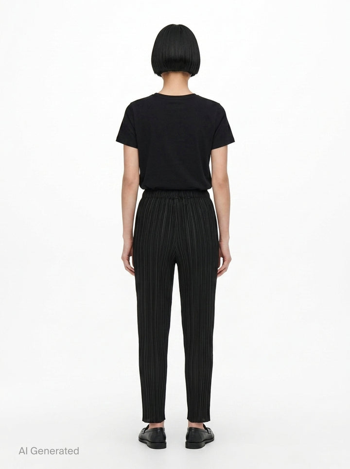 Basics Long Pleated Pants | Pleats Please Issey Miyake | Club21 - back