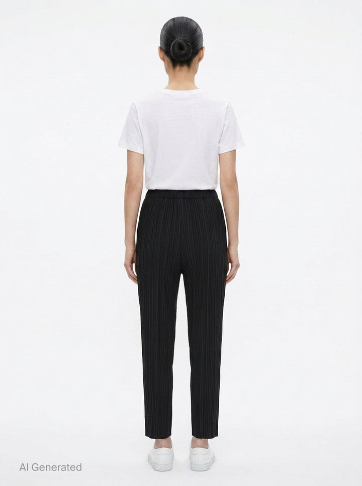 Basics Long Pleated Pants | Pleats Please Issey Miyake | Club21 - back