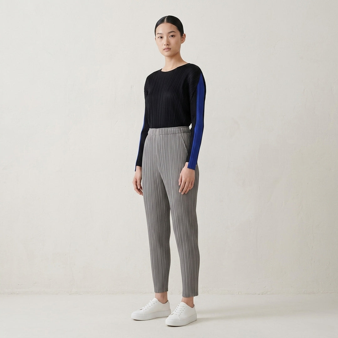 Basics Long Pleated Pants | Pleats Please Issey Miyake | Club21 - lifestyle