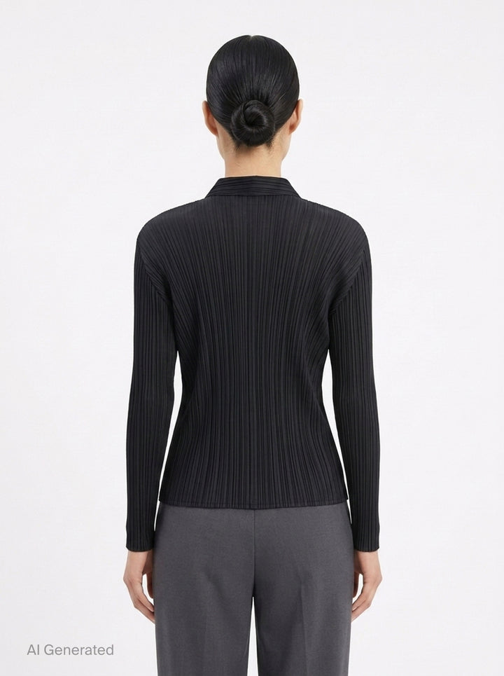 Basics Pleated Button Shirt | Pleats Please Issey Miyake | Club21 - back