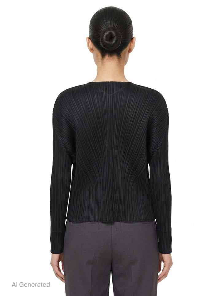 Basics Pleated Cardigan | Pleats Please Issey Miyake | Club21 - back