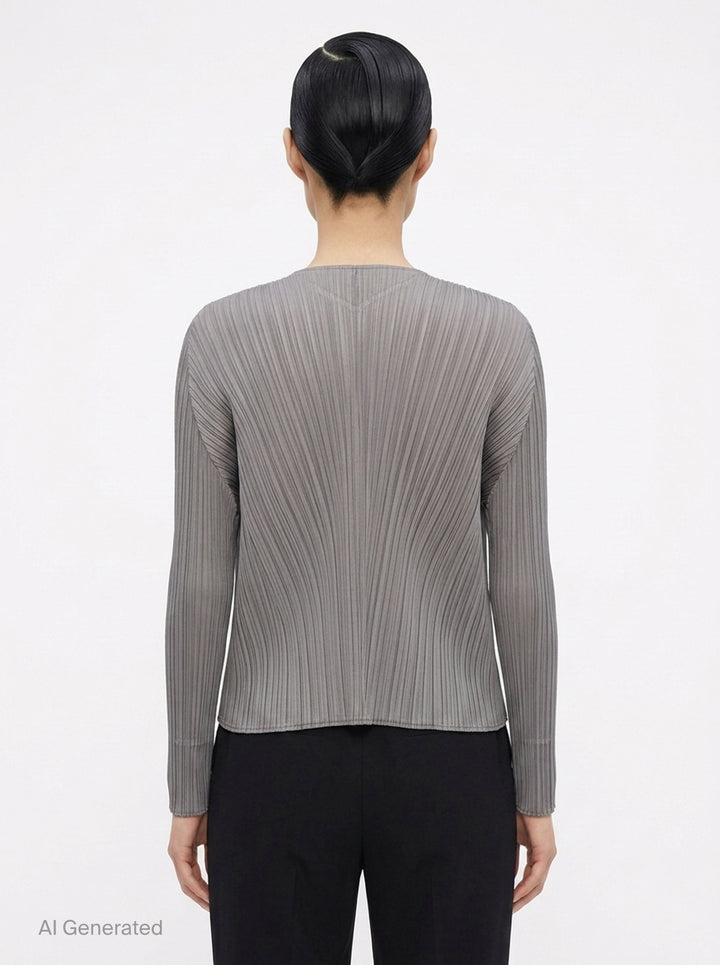 Basics Pleated Cardigan | Pleats Please Issey Miyake | Club21 - back