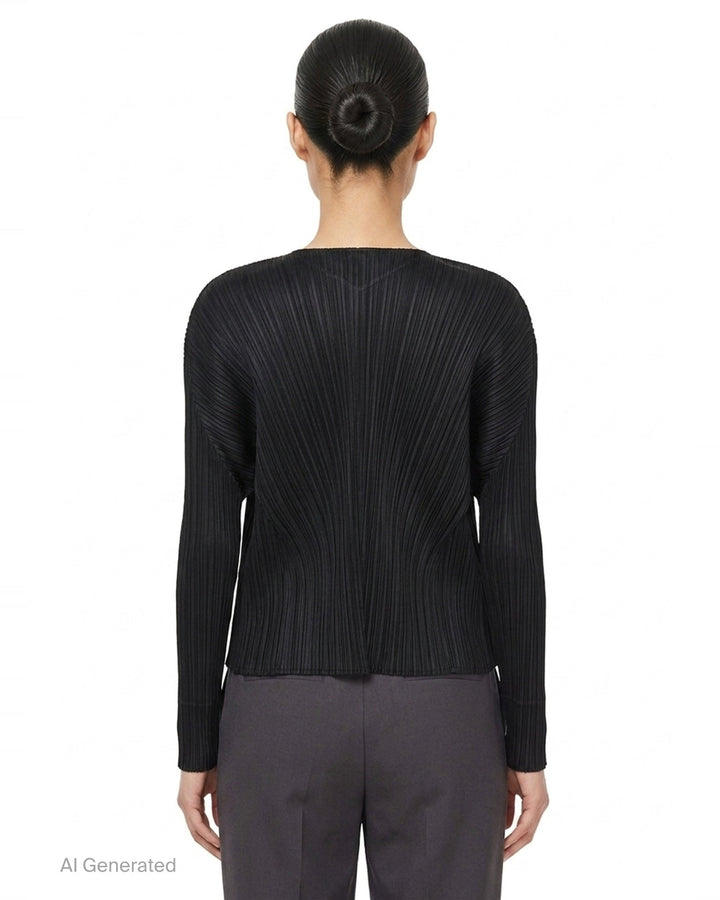 Basics Pleated Cardigan | Pleats Please Issey Miyake | Club21 - back