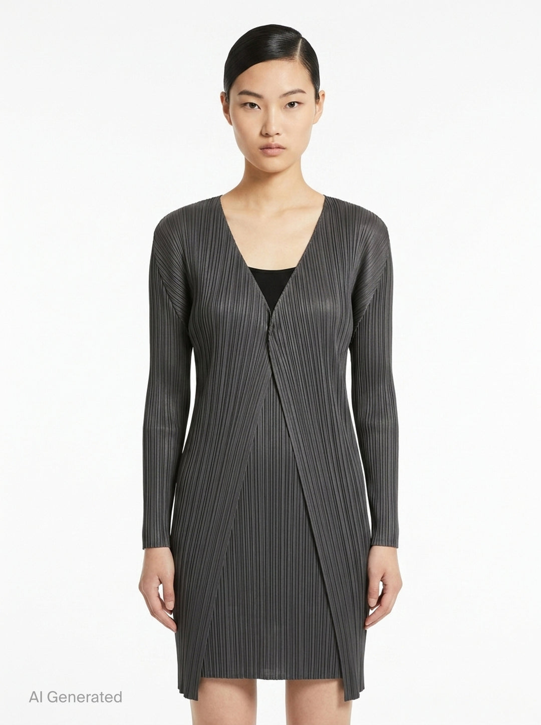 Basics Pleated Coat Dress | Pleats Please Issey Miyake | Club21 - front