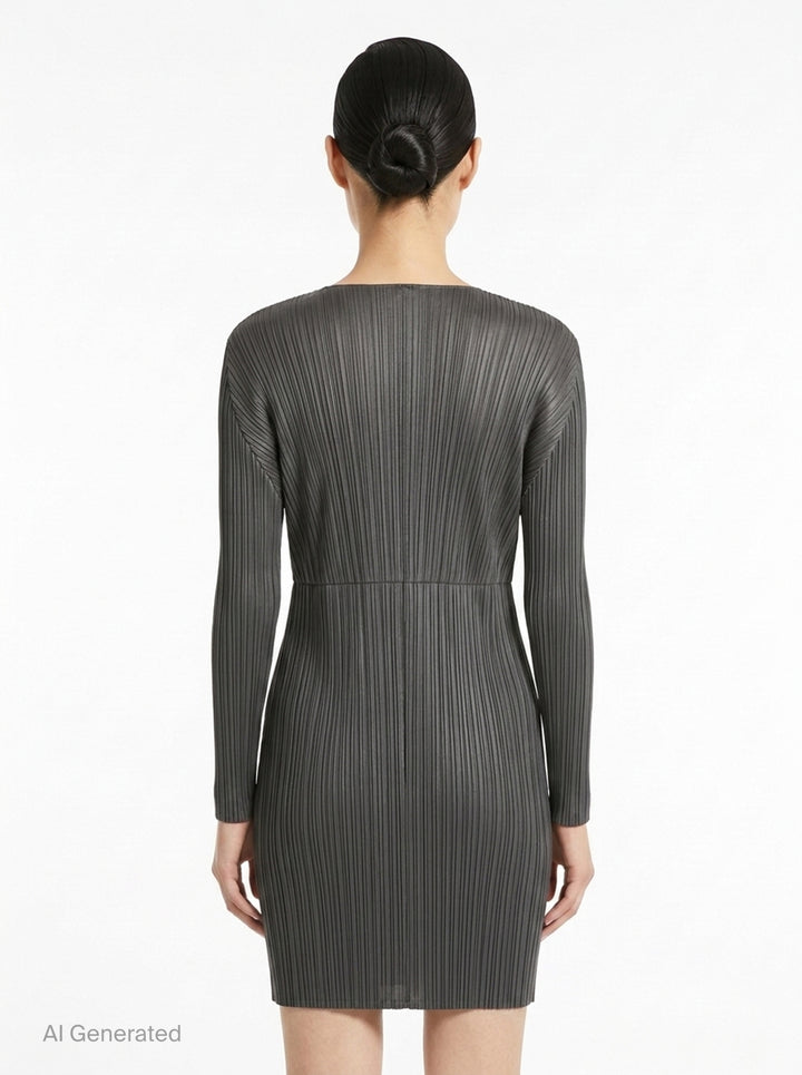 Basics Pleated Coat Dress | Pleats Please Issey Miyake | Club21 - back
