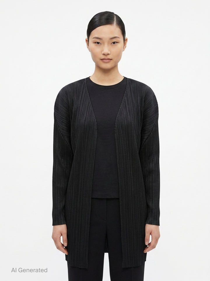 Basics Pleated Coat | Pleats Please Issey Miyake | Club21 - front