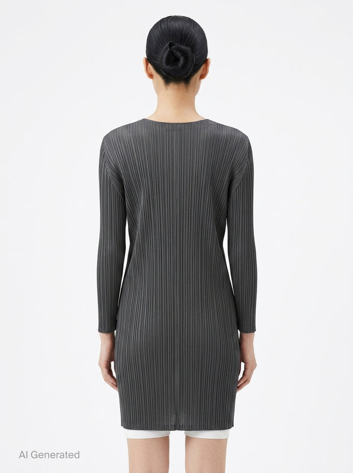 Basics Pleated Coat | Pleats Please Issey Miyake | Club21 - back