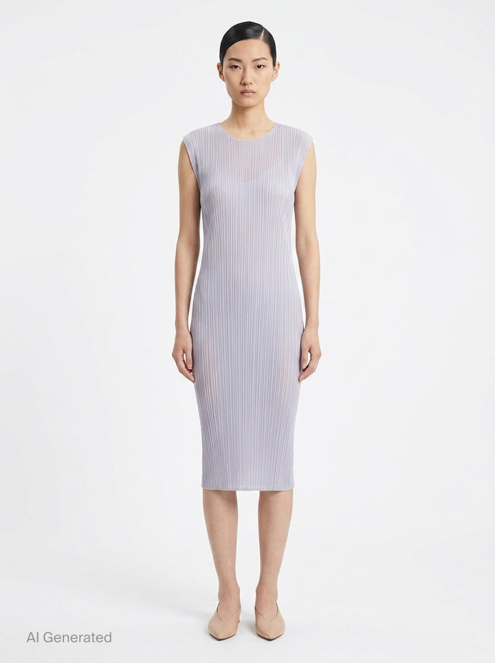 Basics Pleated Dress | Pleats Please Issey Miyake | Club21 - front
