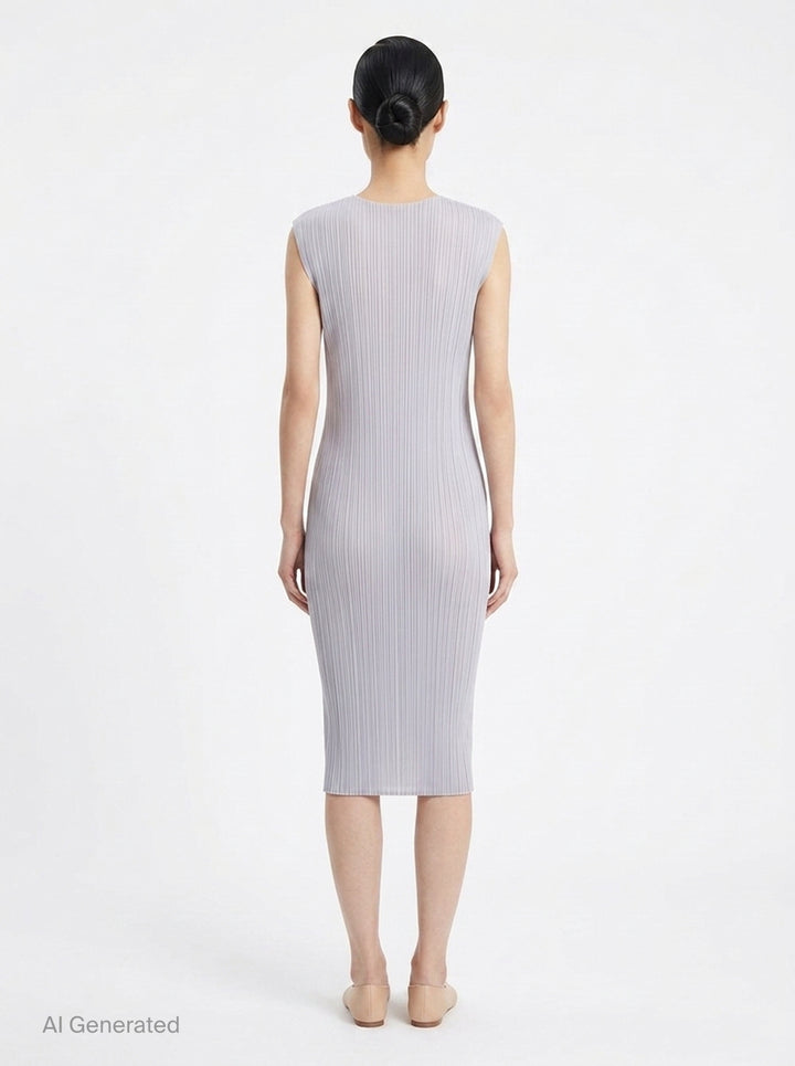 Basics Pleated Dress | Pleats Please Issey Miyake | Club21 - back