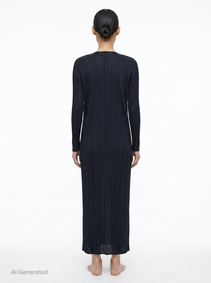Basics Pleated Long Coat | Pleats Please Issey Miyake | Club21 - back