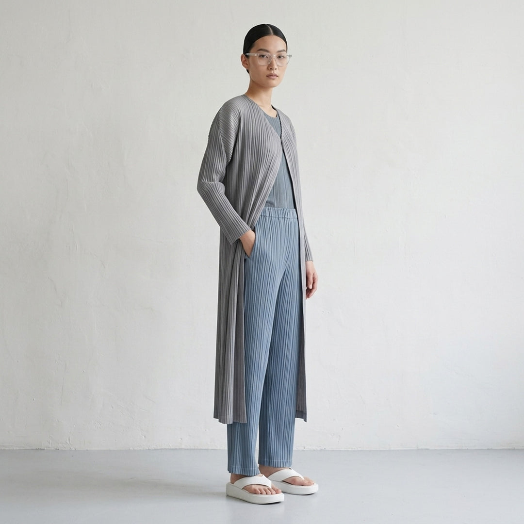 Basics Pleated Long Coat | Pleats Please Issey Miyake | Club21 - lifestyle