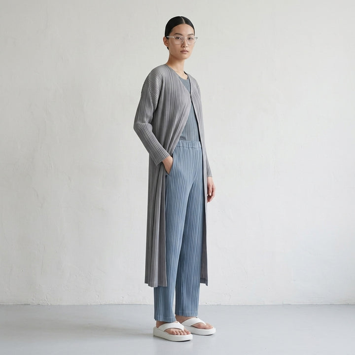 Basics Pleated Long Coat | Pleats Please Issey Miyake | Club21 - lifestyle