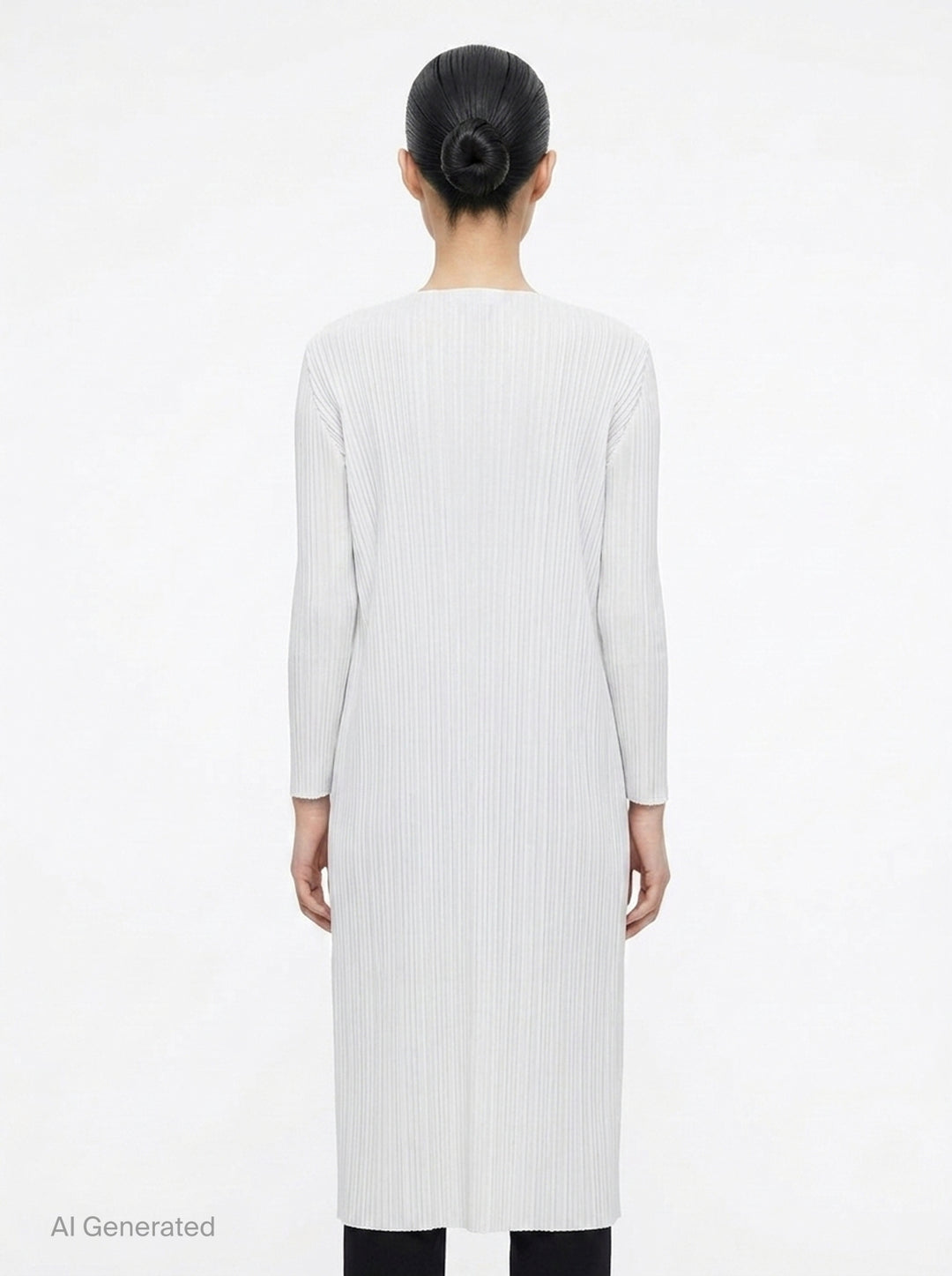 Basics Pleated Long Coat | Pleats Please Issey Miyake | Club21 - back