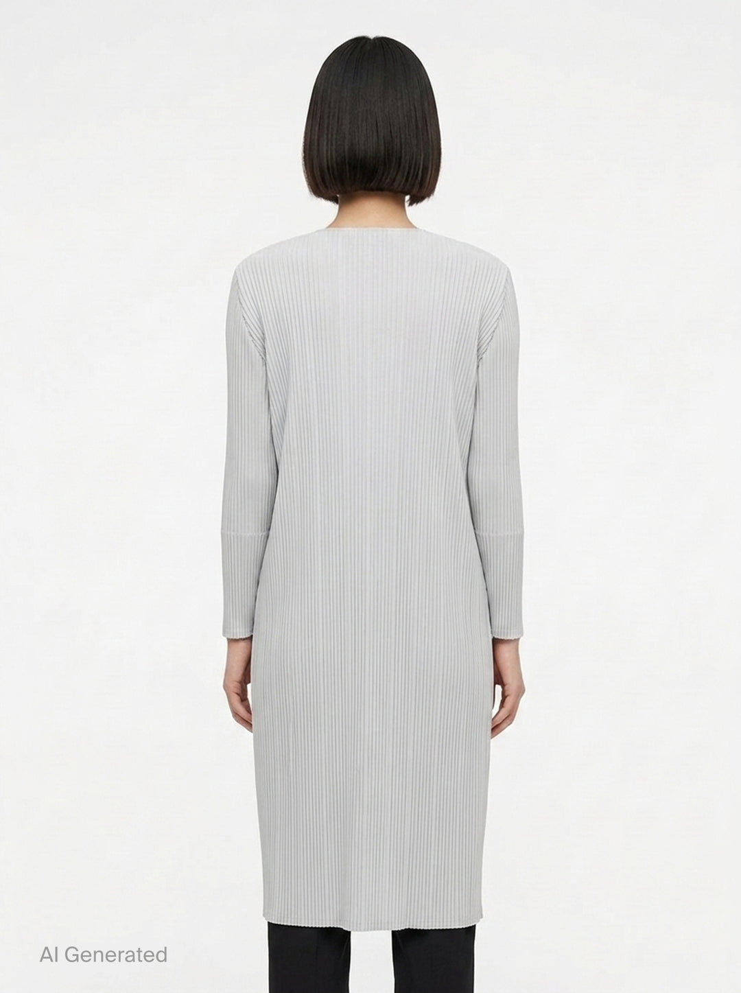 Basics Pleated Long Coat | Pleats Please Issey Miyake | Club21 - back