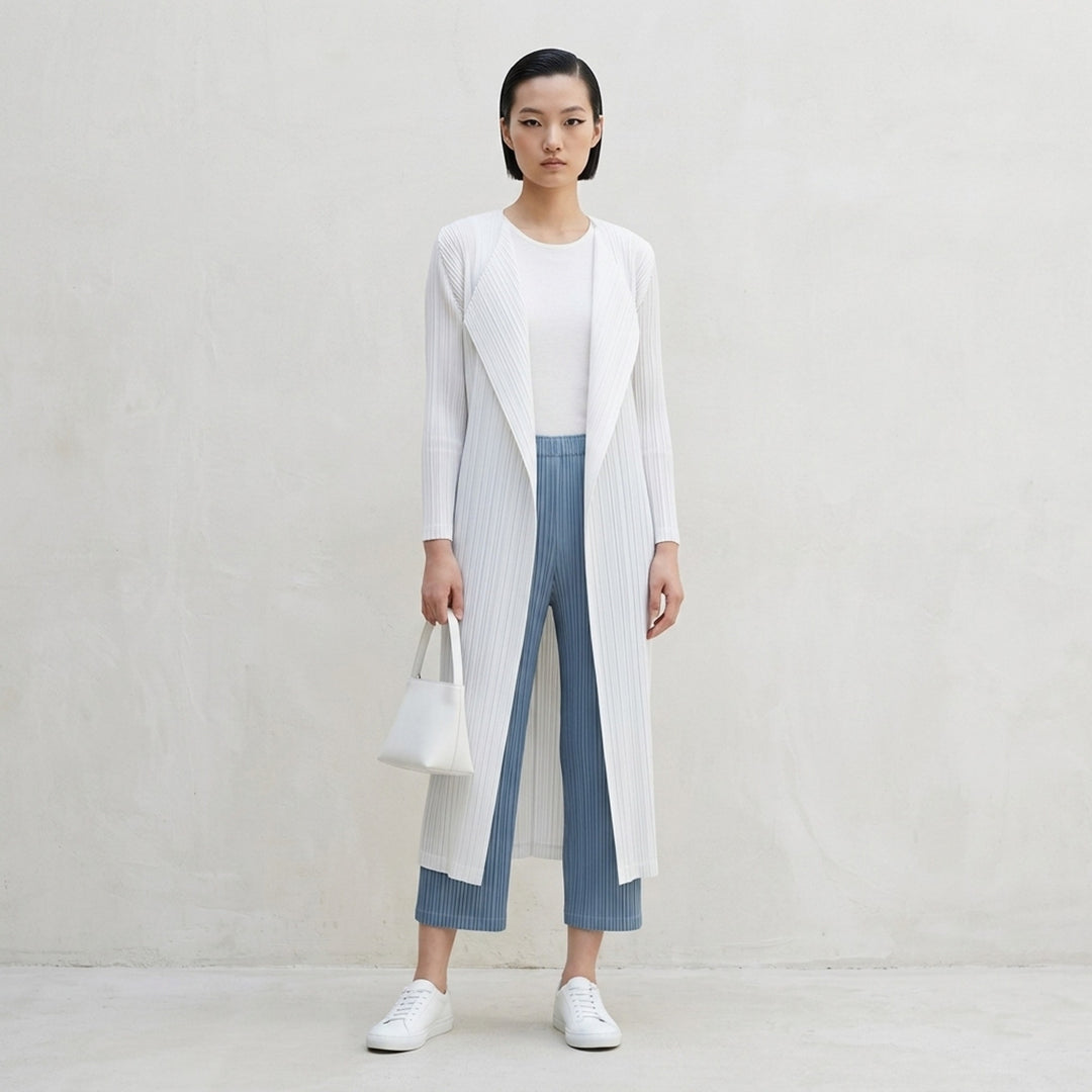 Basics Pleated Long Coat | Pleats Please Issey Miyake | Club21 - lifestyle