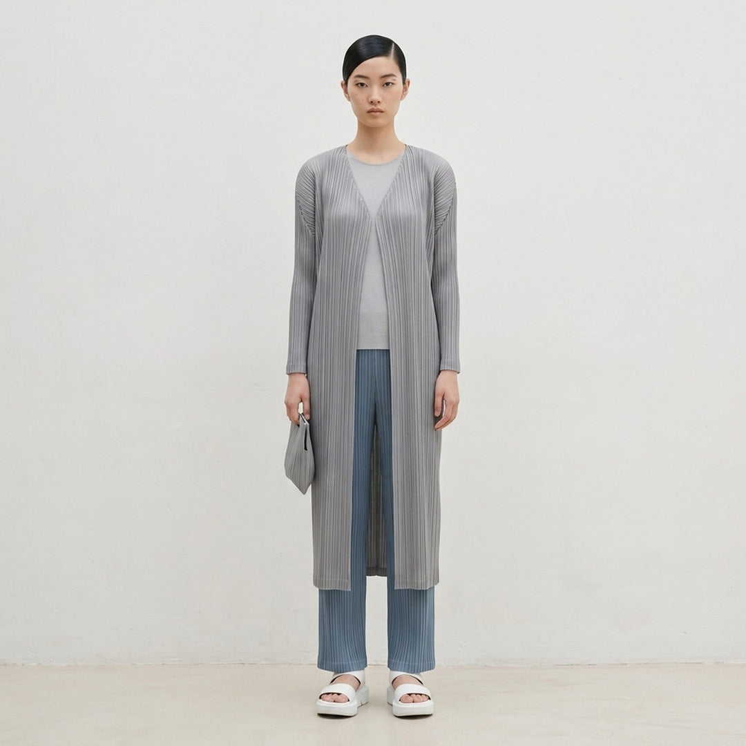 Basics Pleated Long Coat | Pleats Please Issey Miyake | Club21 - lifestyle