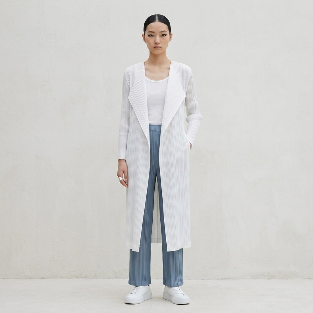 Basics Pleated Long Coat | Pleats Please Issey Miyake | Club21 - lifestyle