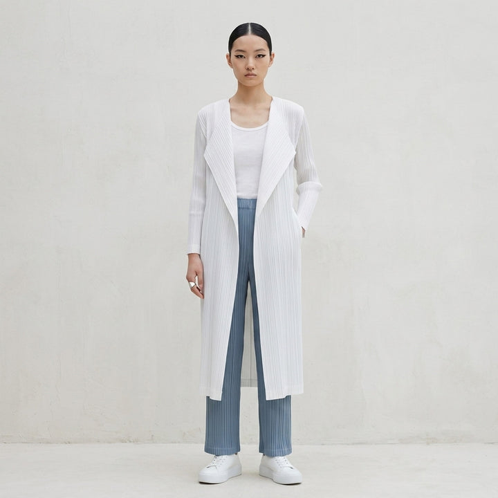 Basics Pleated Long Coat | Pleats Please Issey Miyake | Club21 - lifestyle