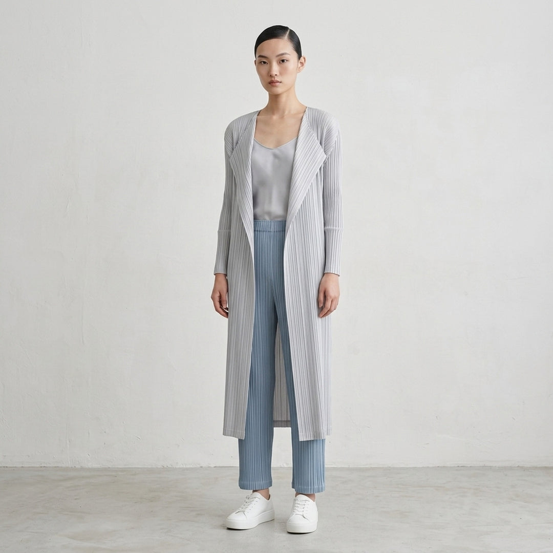 Basics Pleated Long Coat | Pleats Please Issey Miyake | Club21 - lifestyle