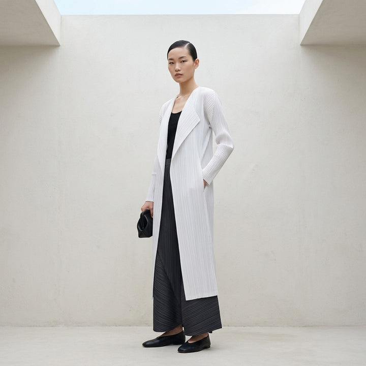 Basics Pleated Long Coat | Pleats Please Issey Miyake | Club21 - lifestyle