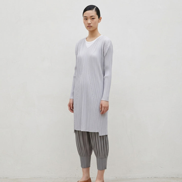 Basics Pleated Long-Sleeve Dress | Pleats Please Issey Miyake | Club21 - lifestyle