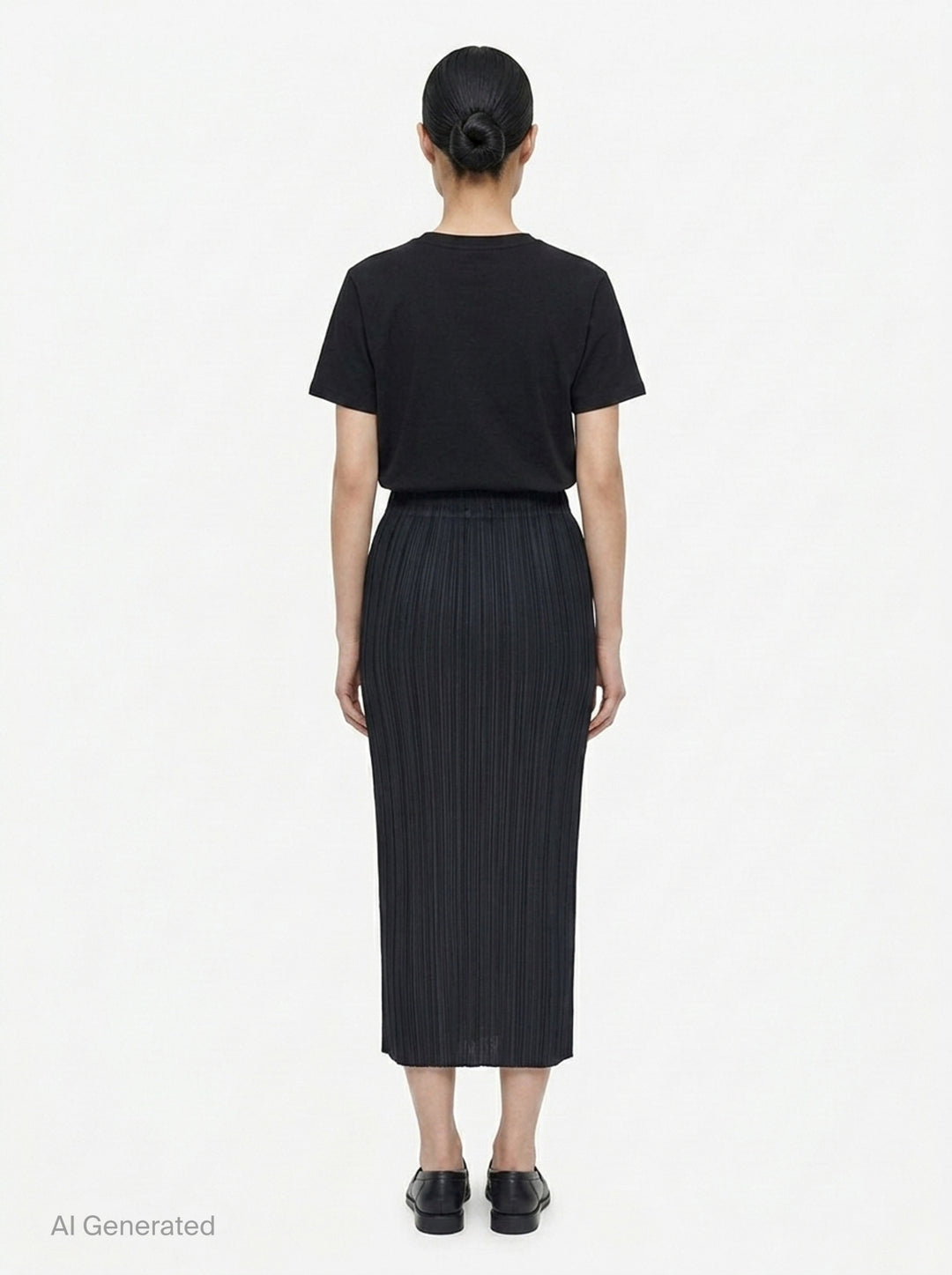 Basics Pleated Midi Skirt | Pleats Please Issey Miyake | Club21 - back