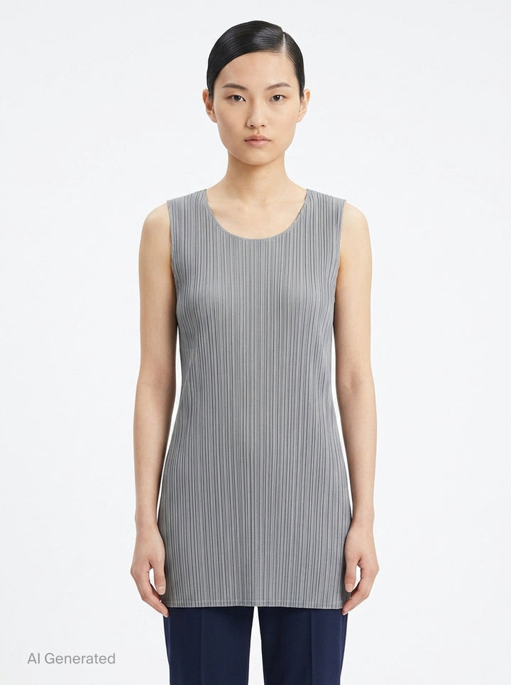 Basics Pleated Mini Dress | Pleats Please Issey Miyake | Club21 - front
