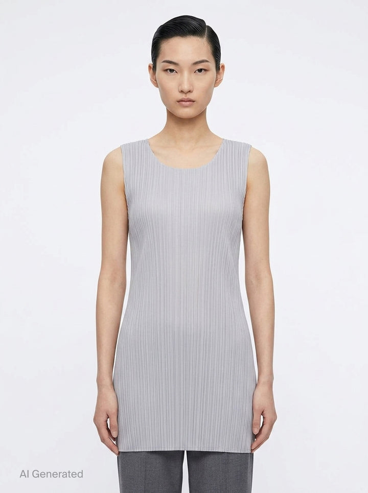 Basics Pleated Mini Dress | Pleats Please Issey Miyake | Club21 - front