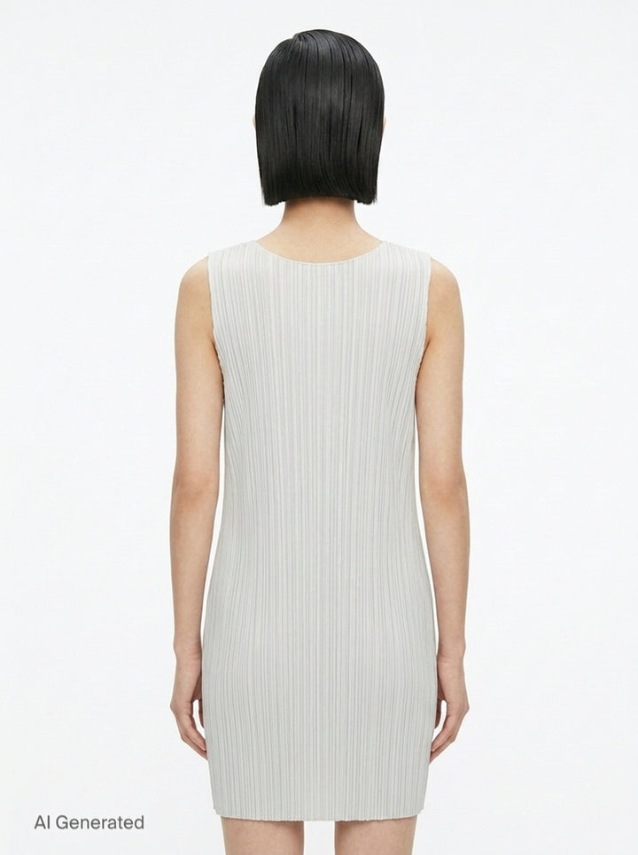 Basics Pleated Mini Dress | Pleats Please Issey Miyake | Club21 - back