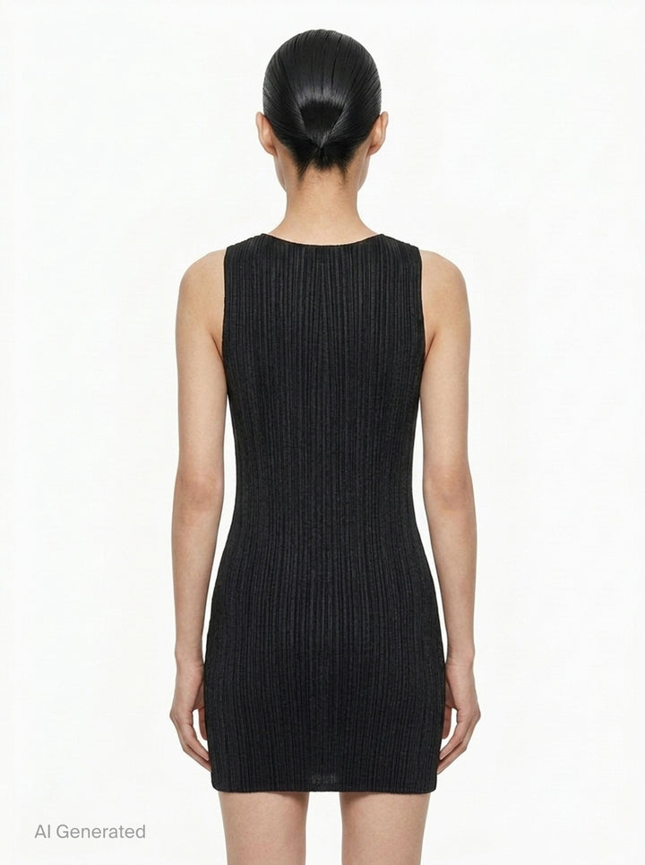 Basics Pleated Mini Dress | Pleats Please Issey Miyake | Club21 - back