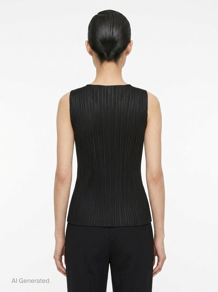 Basics Pleated Tank Top | Pleats Please Issey Miyake | Club21 - back