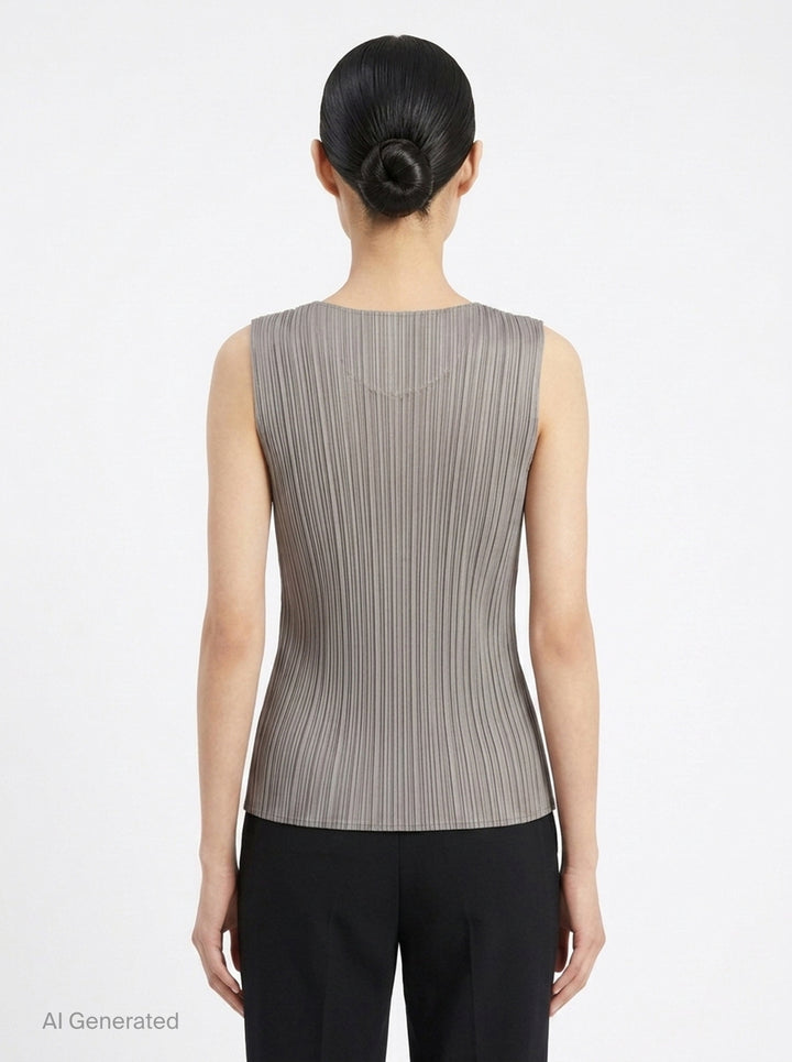 Basics Pleated Tank Top | Pleats Please Issey Miyake | Club21 - back