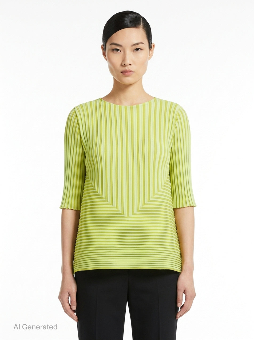 Bounce Knit Shirt | Pleats Please Issey Miyake | Club21 - front