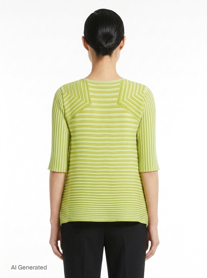 Bounce Knit Shirt | Pleats Please Issey Miyake | Club21 - back
