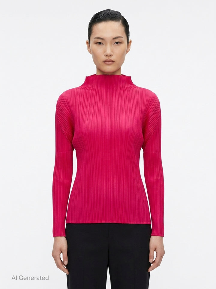 Colorful Basics Pleated Top | Pleats Please Issey Miyake | Club21 - front