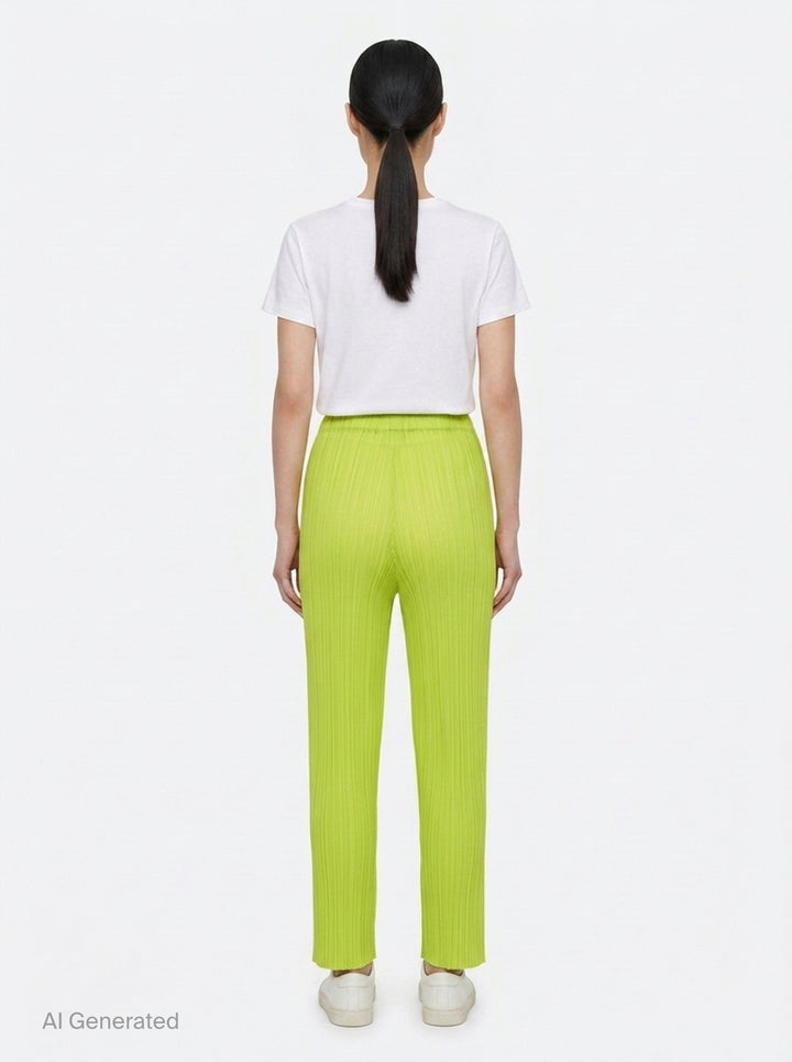 Colorful Pleated Pants | Pleats Please Issey Miyake | Club21 - back