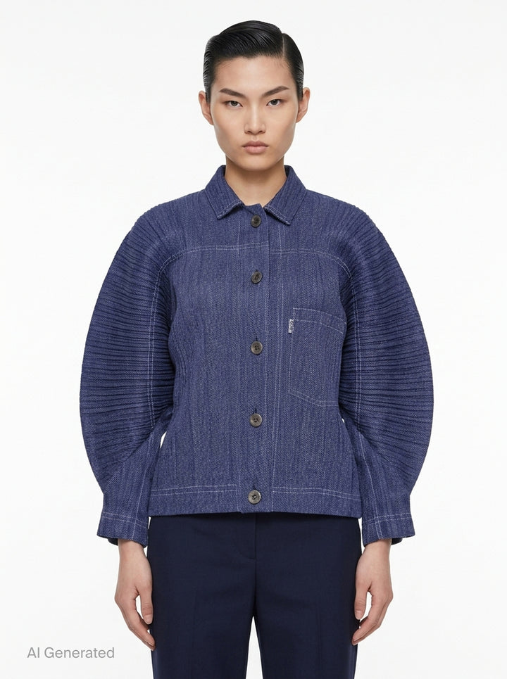 Cotton Denim | Pleats Please Issey Miyake | Club21 - front