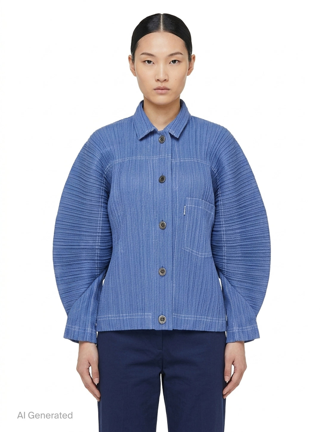 Cotton Denim | Pleats Please Issey Miyake | Club21 - front