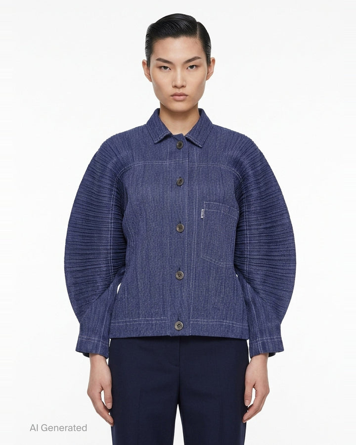 Cotton Denim | Pleats Please Issey Miyake | Club21 - front