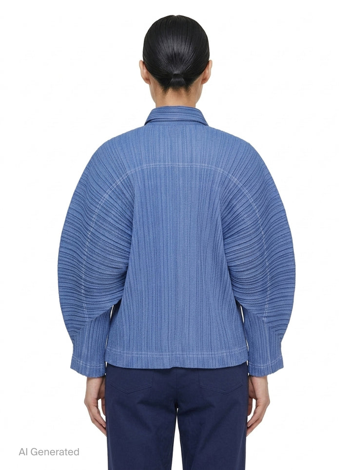 Cotton Denim | Pleats Please Issey Miyake | Club21 - back