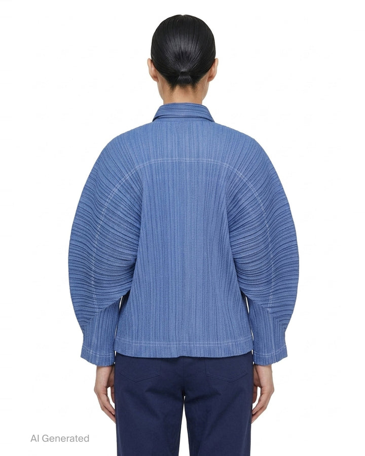 Cotton Denim | Pleats Please Issey Miyake | Club21 - back