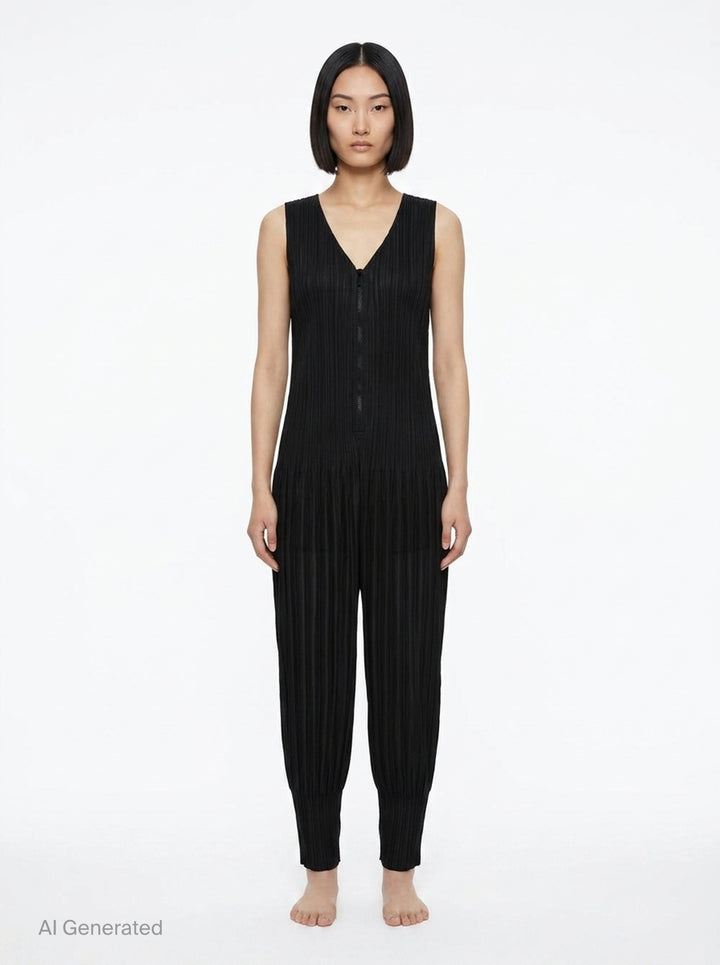 Fluffy Basics Pleated Jumpsuit | Pleats Please Issey Miyake | Club21 - front