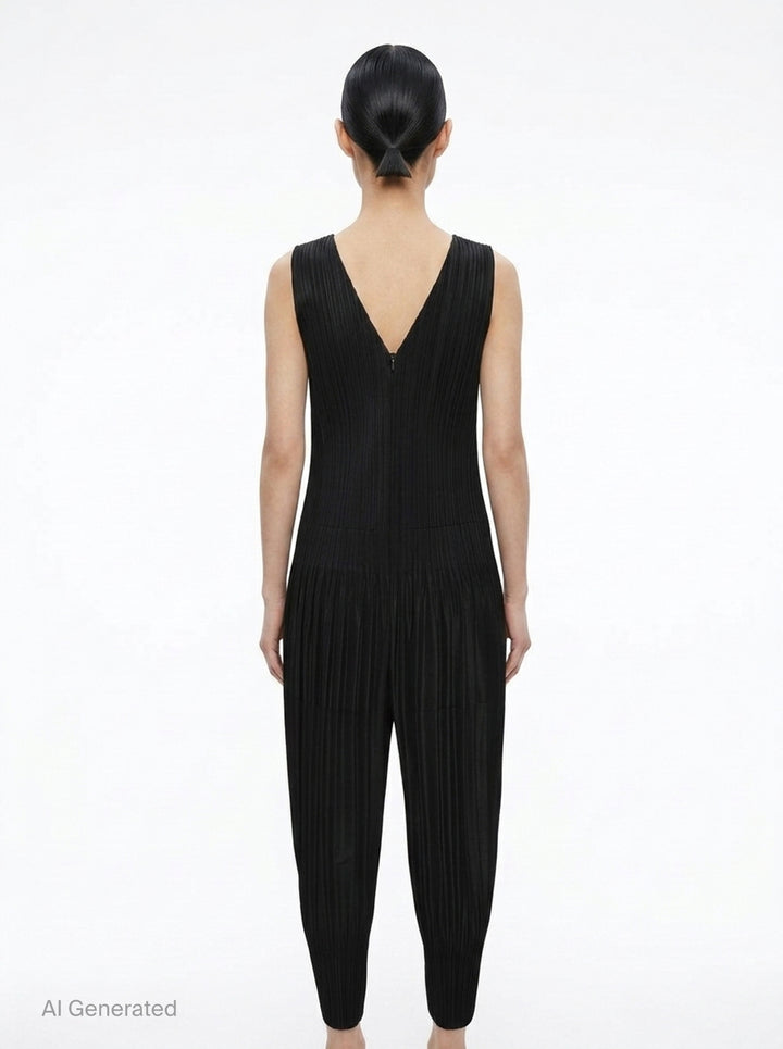 Fluffy Basics Pleated Jumpsuit | Pleats Please Issey Miyake | Club21 - back