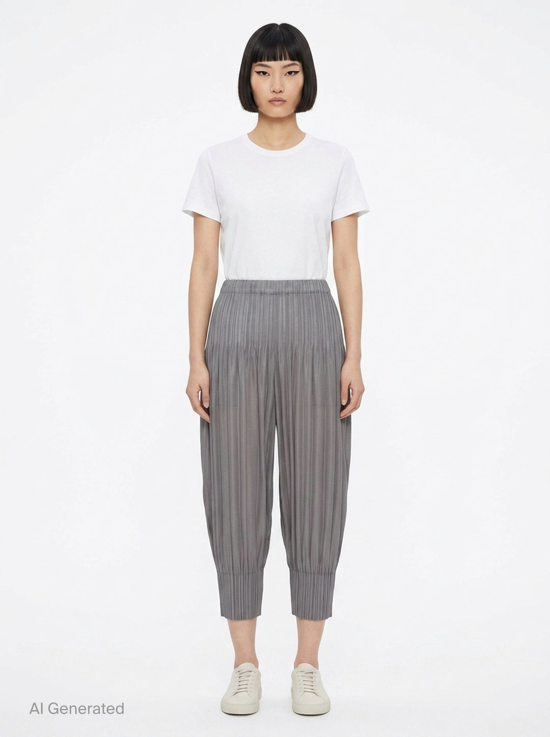 Fluffy Basics Pleated Pants | Pleats Please Issey Miyake | Club21 - front