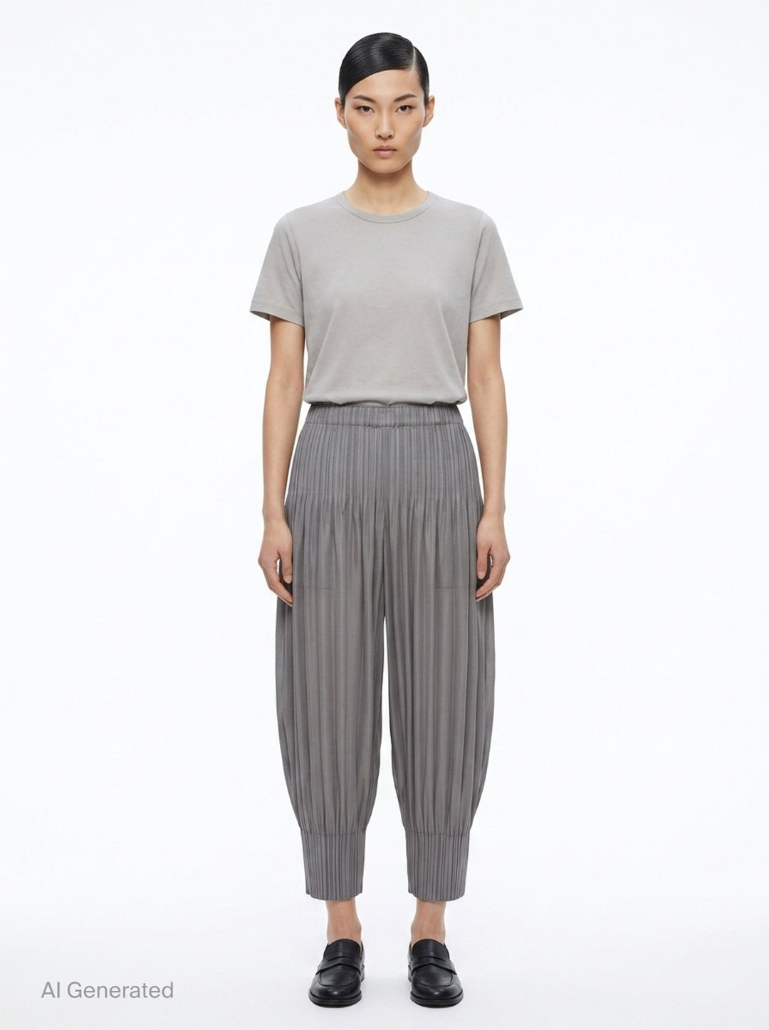 Fluffy Basics Pleated Pants | Pleats Please Issey Miyake | Club21 - front