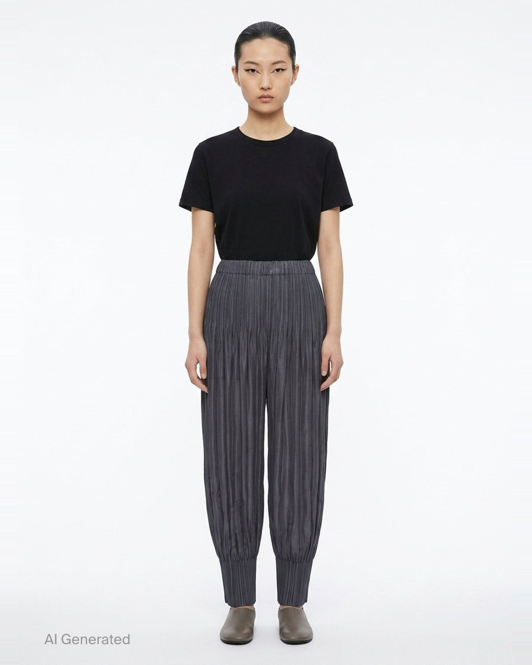 Fluffy Basics Pleated Pants | Pleats Please Issey Miyake | Club21 - front