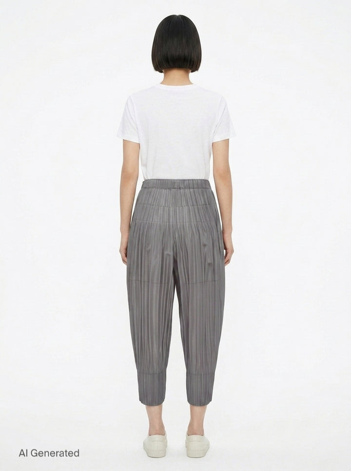 Fluffy Basics Pleated Pants | Pleats Please Issey Miyake | Club21 - back