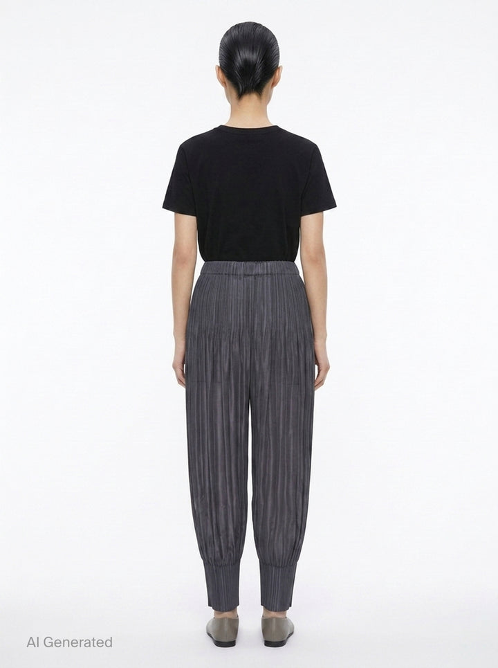 Fluffy Basics Pleated Pants | Pleats Please Issey Miyake | Club21 - back
