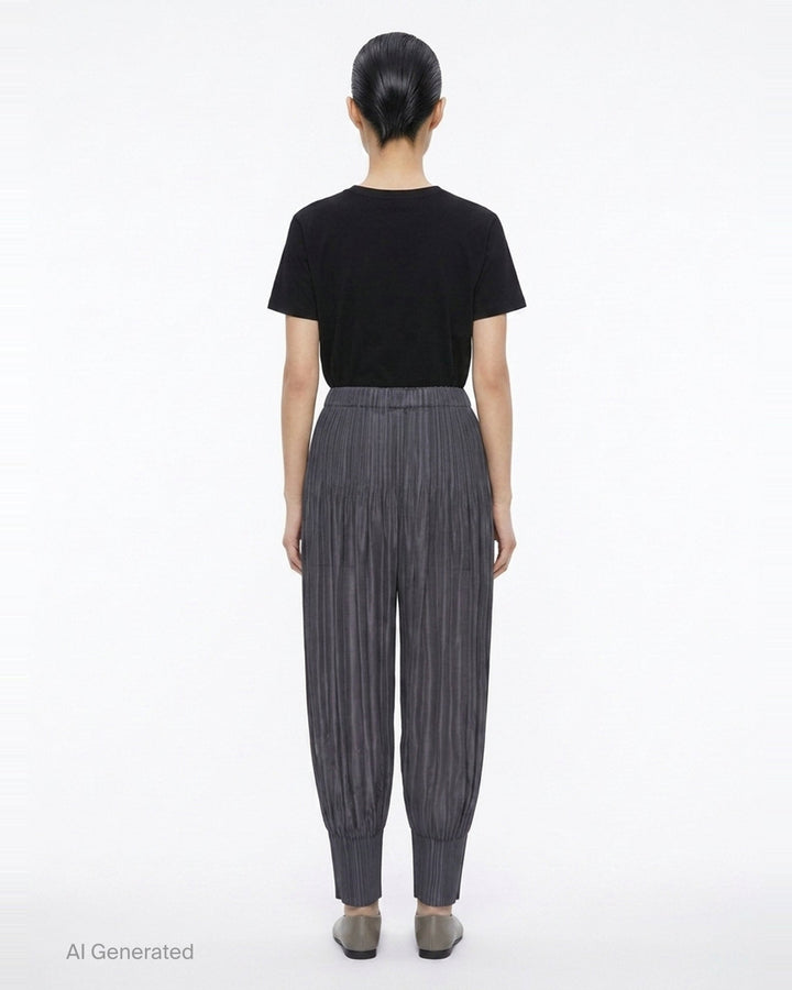 Fluffy Basics Pleated Pants | Pleats Please Issey Miyake | Club21 - back